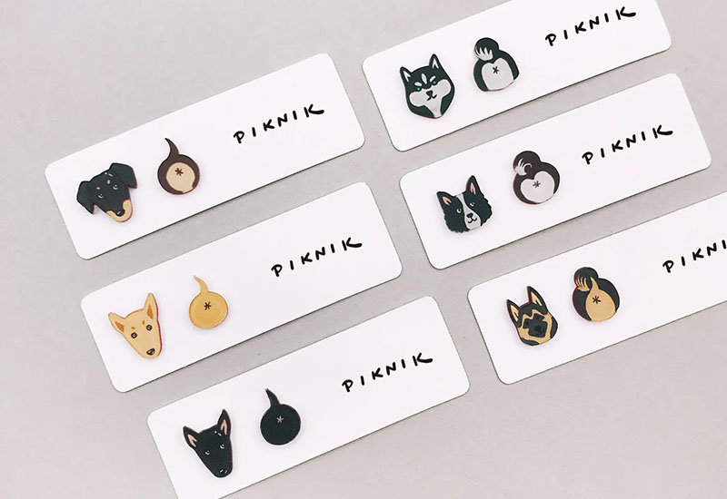  日日野餐 狗狗別針 系列